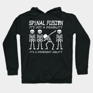 Spinal Fusion Back Spine Surgery It's not disability Funny Hoodie